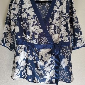 Floral cross body top